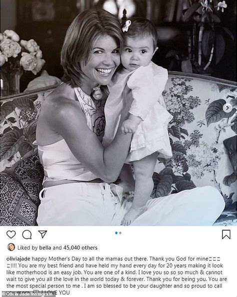 Olivia Jade Wishes Lori Loughlin A Happy Mothers Day After Lori Said