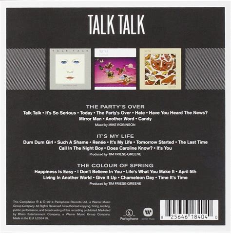 Talk Talk The Triple Album Collection Cds Albums Reissue