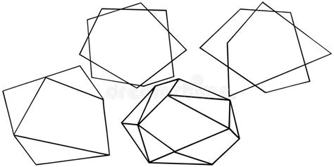 Vector Geometric Form Isolated Illustration Element Mosaic Shape