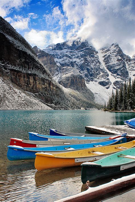Moraine Lake Banff National Park Alberta Canada World Travel