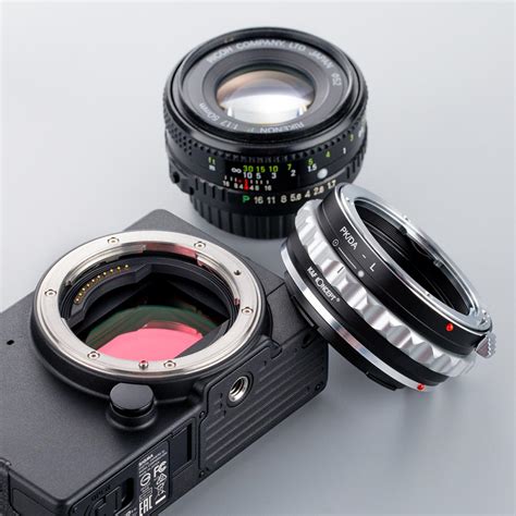 pentax pkaf slr series lens to sigma leica panasonic l mount camera adapter kandf concept