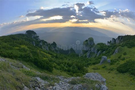 Ceahlau Massif Eastern Carpathians Romania Stock Photo Image Of
