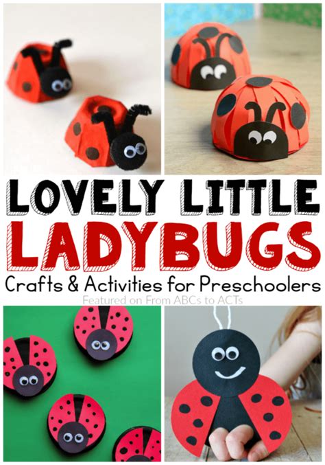 Lovely Ladybug Crafts For Preschoolers From Abcs To Acts