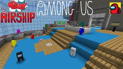 👉among Us The Airship Mapa Para Minecraft Mcpe Y Mcbe Youtube