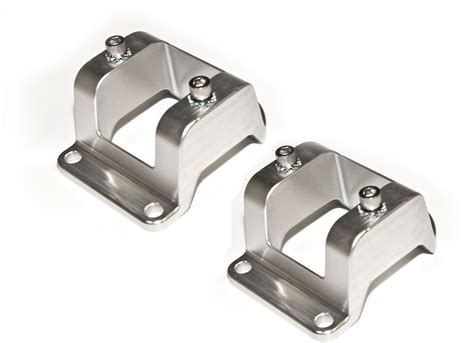 Auto Parts And Accessories Shock Tower Brackets Pair Chrome 1965 1966