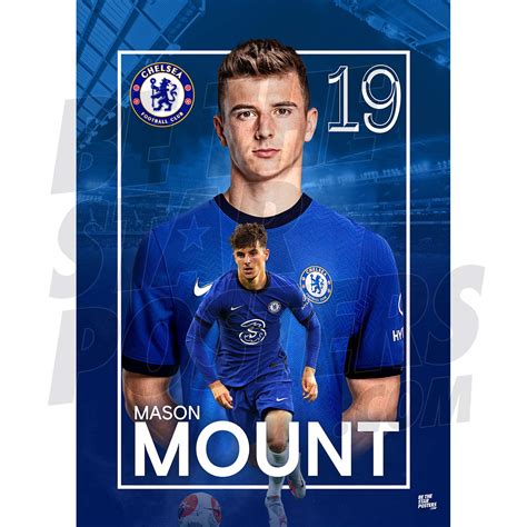 Buy Be The Star S Chelsea FC Mason A Football Print Wall Art Officially Licensed