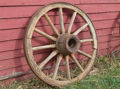 36 X 2 Antique Wood Hub Wagon Wheels Each Antique Wood Wheels How
