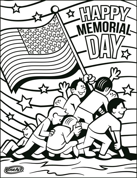 Printable Coloring Pages Memorial Day Printable World Holiday