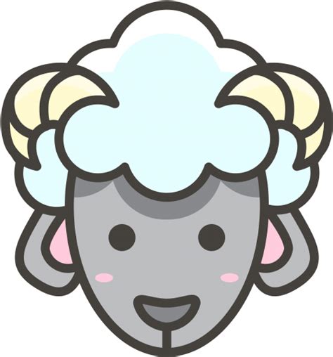 Ram Emoji Icon Oveja Png Clipart Large Size Png Image Pikpng