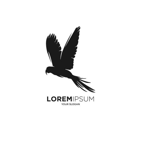 Premium Vector Bird Silhouette Logo Vector