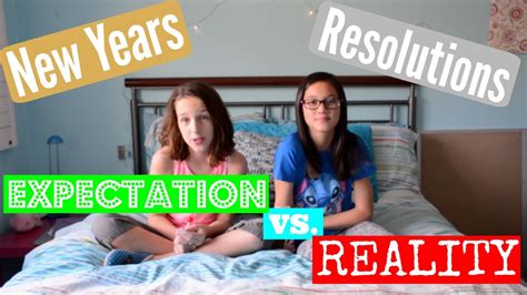 New Years Resolutions Expectation Vs Reality Youtube