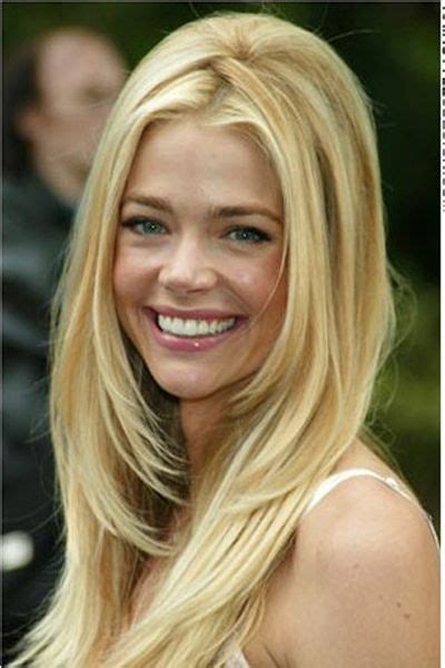 Denise Richards Hairstyle At Top Her Hair Has A Crisscross Pattern Which Gives More Height