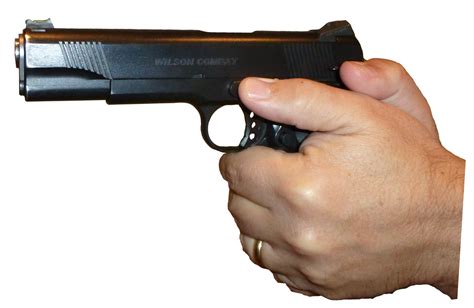 Hand Pointing A Gun Template 2 Transparent Png Hand P