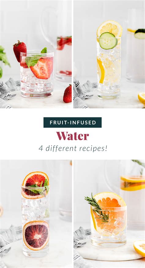 4 Fruit Infused Water Recipes Fit Foodie Finds