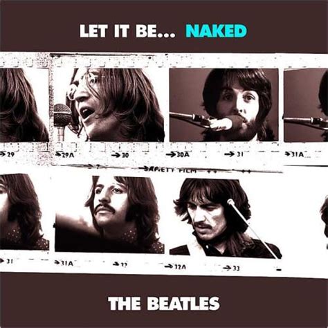 When Let It Be Naked Was Released The Cover Image Was Displayed In Negative Form With A