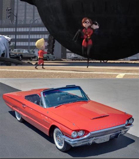 In The Incredibles 2004 The Background Cars Are Actual Irl 1960s Era