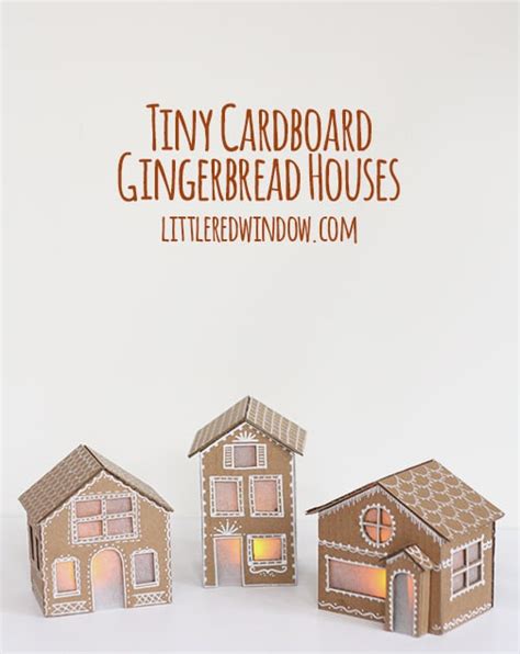 Gingerbread House Made Out Of Cardboard Firdausm Drus