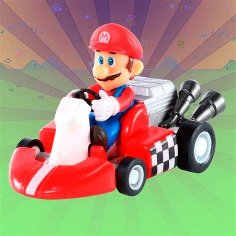 Mario Bros Paquete Carros Coleccionables Juguete Mario Kart Abonitosmx