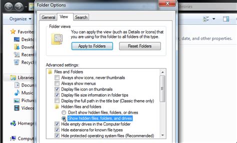 Comment Afficher Des Fichiers Et Dossiers Cach S Dans Windows Ou