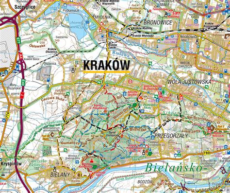 Okolice Krakowa Mapa Cyfrowa Seemap