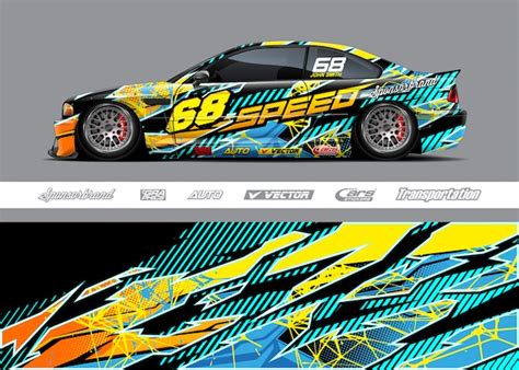 Premium Vector Race Car Wrap Designs