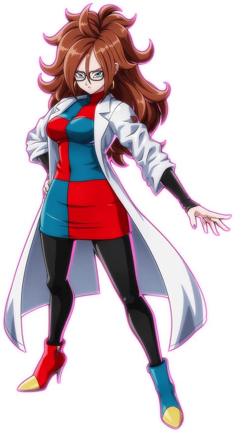 Official Render And Icon For Android 21 Lab Coat Dragonballfighterz