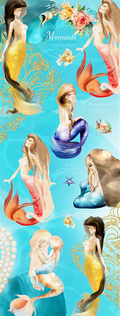The Mermaids Heaven By Annas Creations Thehungryjpeg