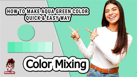 Aqua Green How To Make Aqua Green Color Color Mixing Acrylic