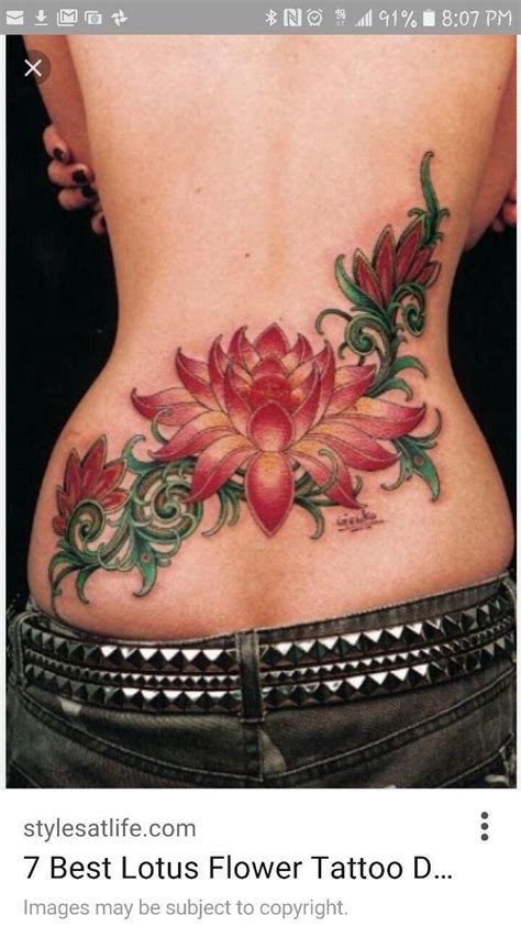 Tattoosonback Tattoos For Women Flowers Lower Back Tattoo Designs