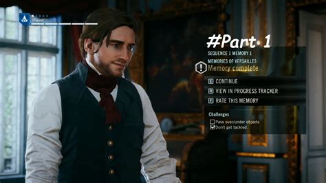 Assassin S Creed Unity Gameplay Memories Of Versailles Part 1