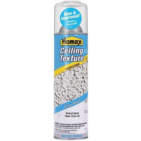 At tools2parts.com we carry over 60,000 products the spray is specially formulated for patching knockdown or southwest style drywall textures. Homax 14 oz. Ceiling Popcorn Easy Patch Spray Texture-4094 ...