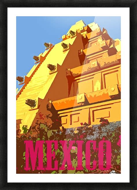 Mexico City Vintage Travel Poster Vintage Poster