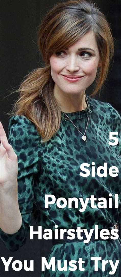 5 Side Ponytail Hairstyle You Must Try Theunstitchd Womens Fashion Blog