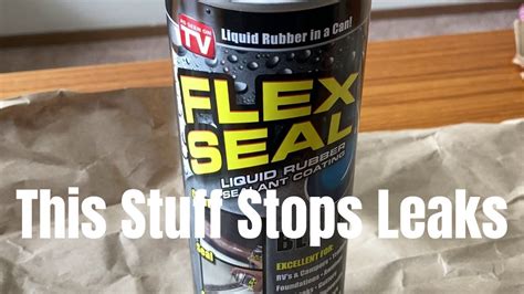 How To Use Flex Seal To Stop Leaks YouTube
