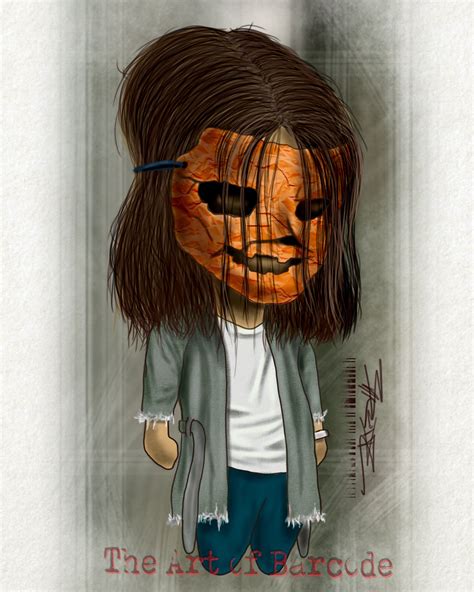 Rob Zombie Michael Myers Mask Drawing