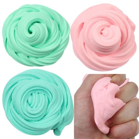 Beautiful Color Cloud Slime Squishy Putty Scented Stress Kids Clay Toy