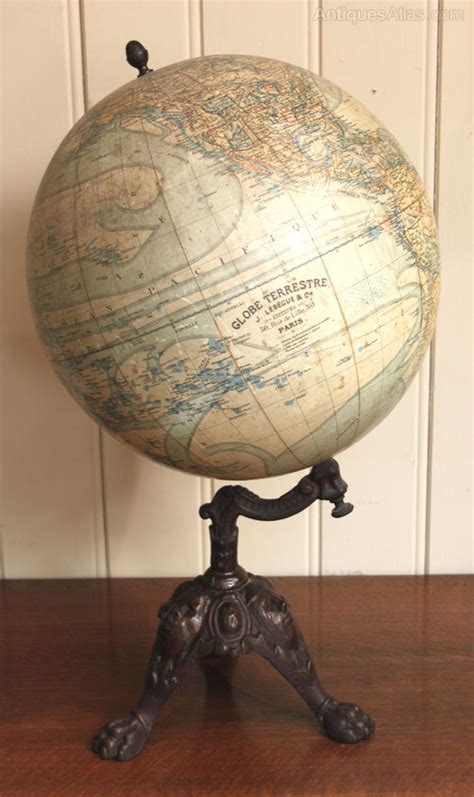 Antiques Atlas Early 20th Century French Terrestrial Globe