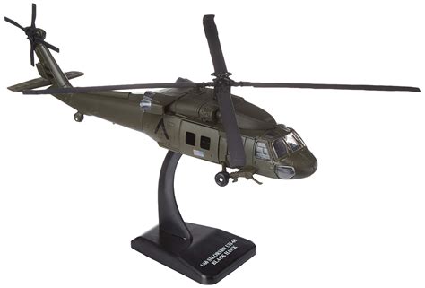 New Ray Sky Pilot Uh 60 Black Hawk Diecast Helicopter Replica 160