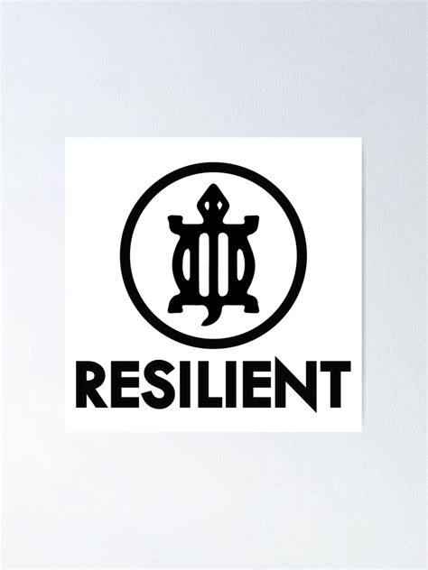 Adinkra Symbol Resilient Poster For Sale By Si Marketing Redbubble