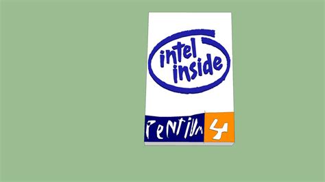 Intel Pentium 4 Logo 3d Warehouse