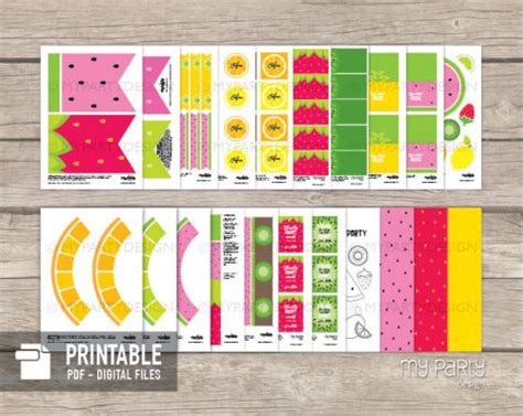 Tutti Frutti Party Printables And Decorations My Party Design