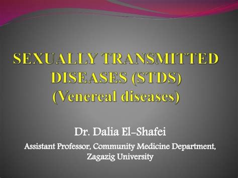 Sexually Transmitted Diseases Stds