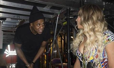 beyoncé and jay z share an intimate moment beneath the stage before very raunchy duet daily
