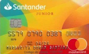 Tarjeta De D Bito Santander Junior Solicitar Y Costo