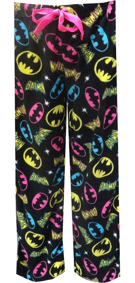Dc Comics Batgirl Fleece Black Lounge Pants Plush Pajama Pants Black Lounge Pants Cartoon