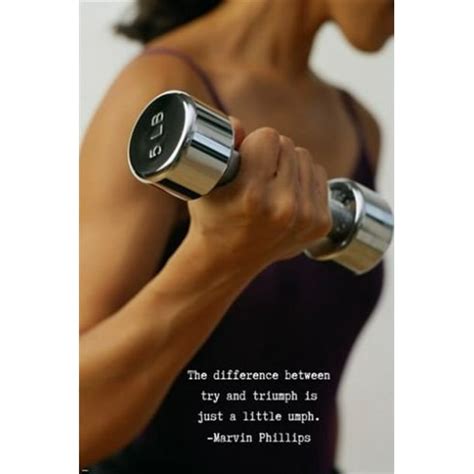 Woman Lifting Weight Motivational Poster With Quote 24x36 Inspires