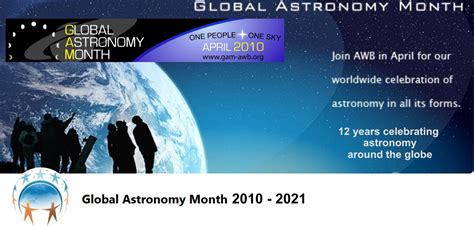 2010 2021 Global Astronomy Month Gam