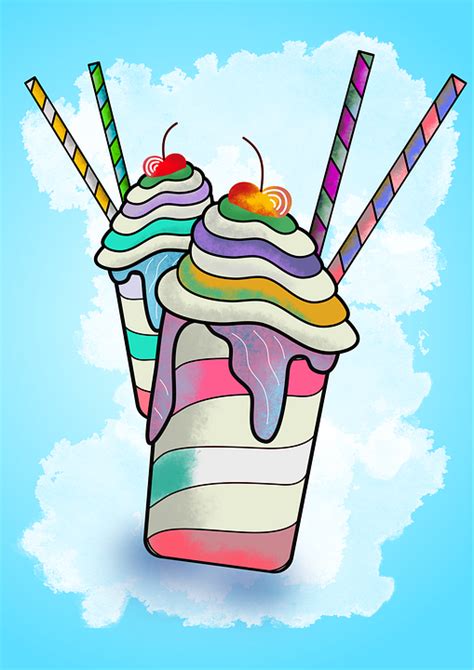 Milkshake Drink Straw Free Vector Graphic On Pixabay