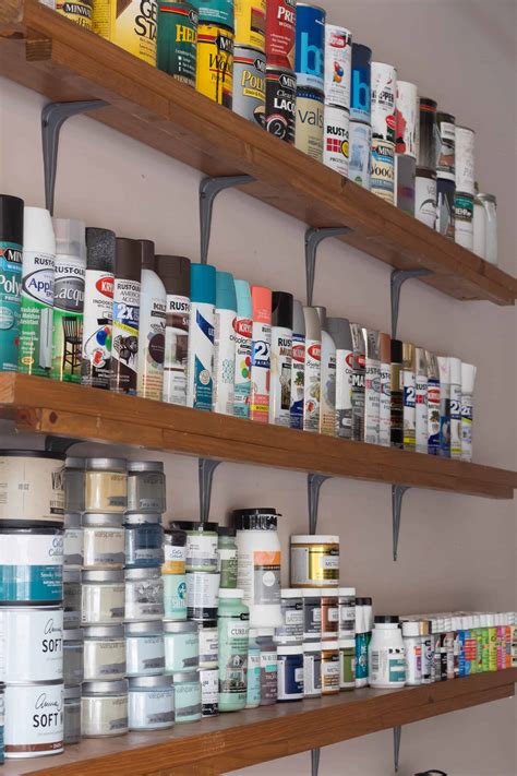 How to Organize Paint Supplies - Savvy Apron