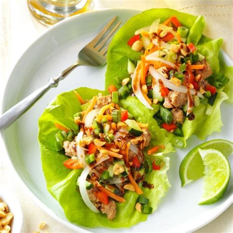 Vietnamese Pork Lettuce Wraps Recipe Taste Of Home